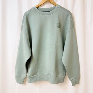 Edmonton Oilers Unisex Levelwear Luxe Sage Green Crewneck Sweatshirt Medium